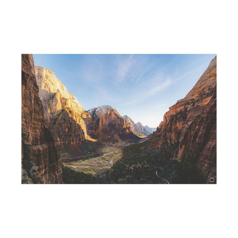 Angel's Landing at Zion National Park // 30" x 20" Poster Print