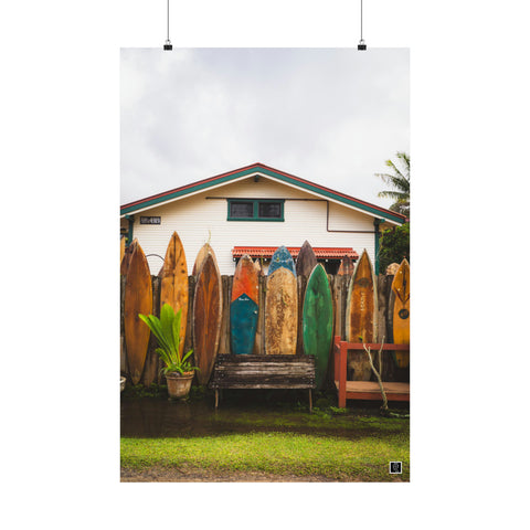 Kauai Surf // Matte Poster Print