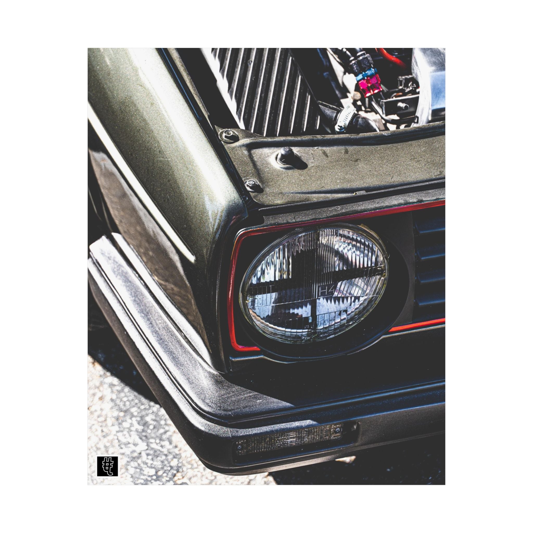 "In My Crosshairs" // VW GTI MkII // Poster Print