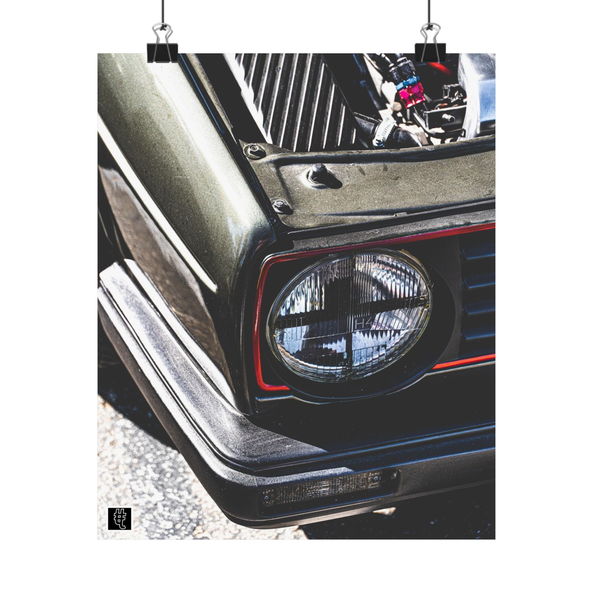 "In My Crosshairs" // VW GTI MkII // Poster Print
