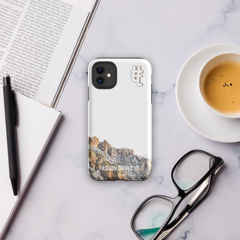 Snowy Mountains // iPhone Case (Various Models) // Wireless Charging Compatible