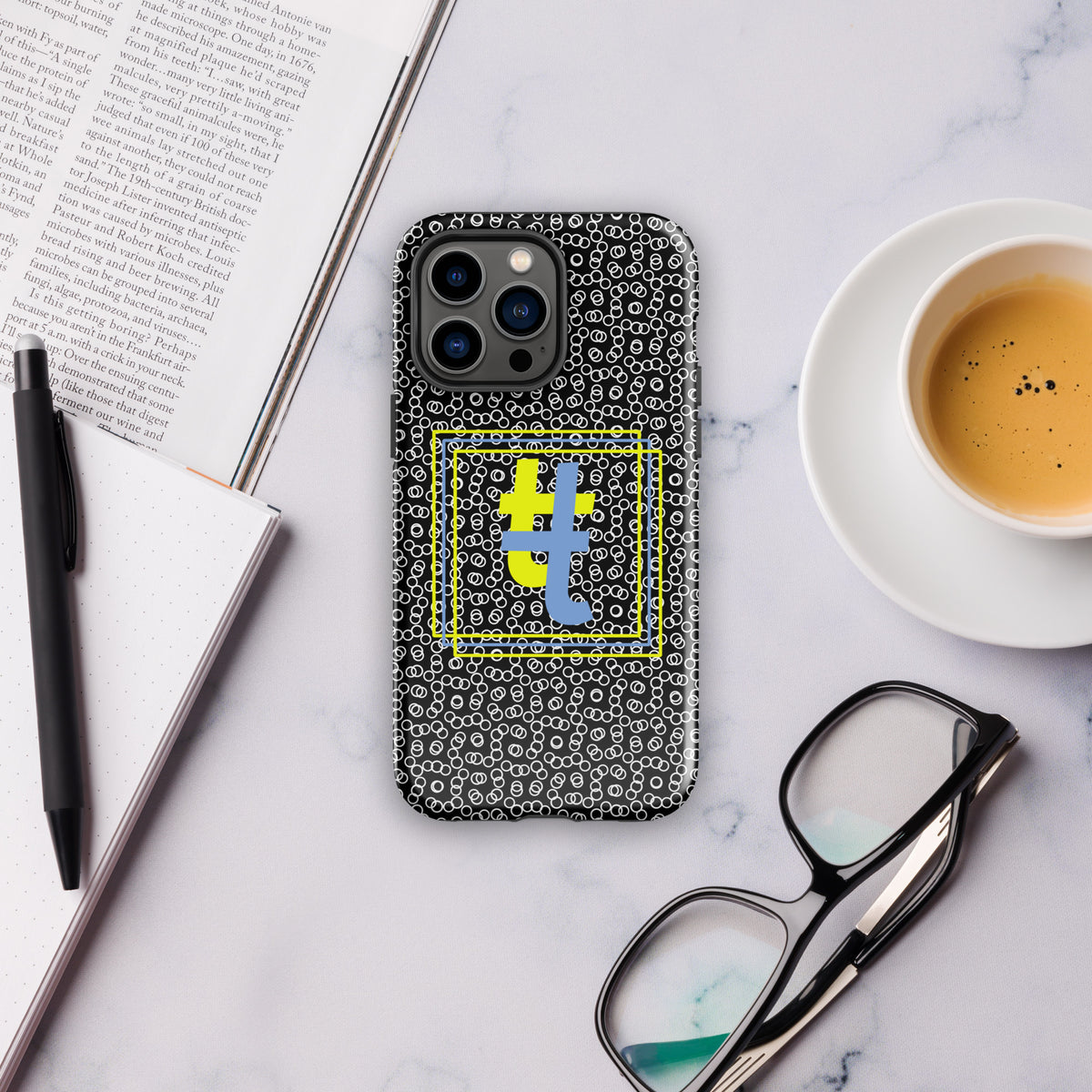 Circles // iPhone Case (Various Models) // Wireless Charging Compatible