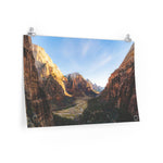 Angel's Landing at Zion National Park // 30" x 20" Poster Print