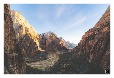 Angel's Landing at Zion National Park // 30" x 20" Poster Print