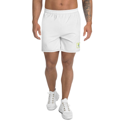 The Ttart Short // Athletic Shorts // White with Logo